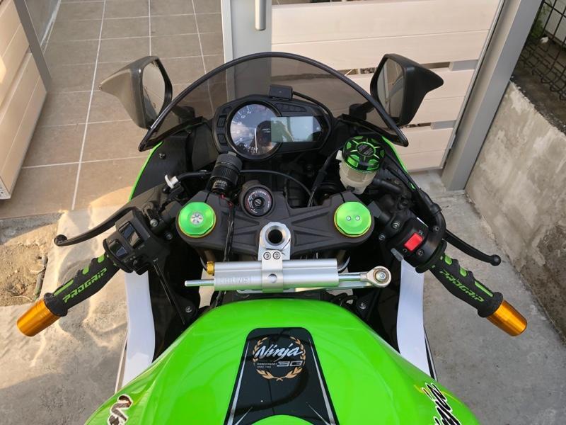 OHLINS ステアリングダンパー のパーツレビュー | ZX-6R(@ひぃー