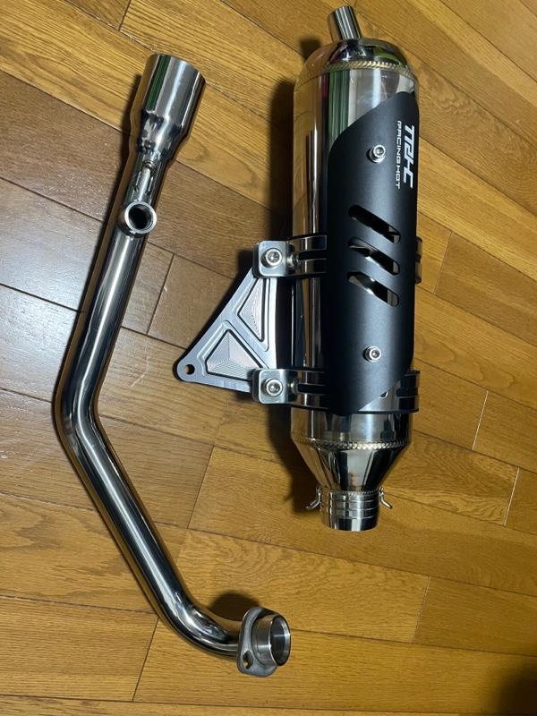 TRHC R19マフラー のパーツレビュー | シグナスX FI(♪ひで吉