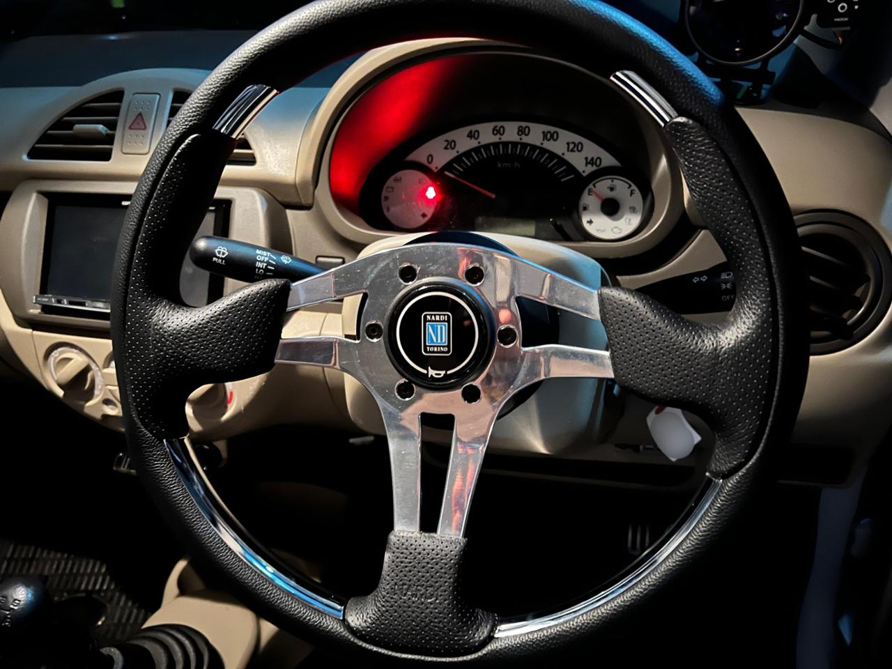 NARDI 75th anniversary Line NARDI 4(FOUR) METAL ブラックレザー/POL