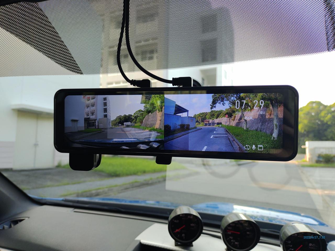 BAL / 大橋産業 前後録画ドライブレコーダーミラー バルーチェⅡ(№5700