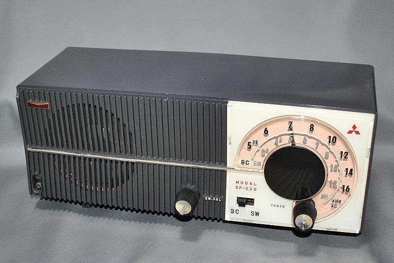 三菱電機 MITUBISHI 真空管ラジオ 5P-230｜覆面えるのブログ