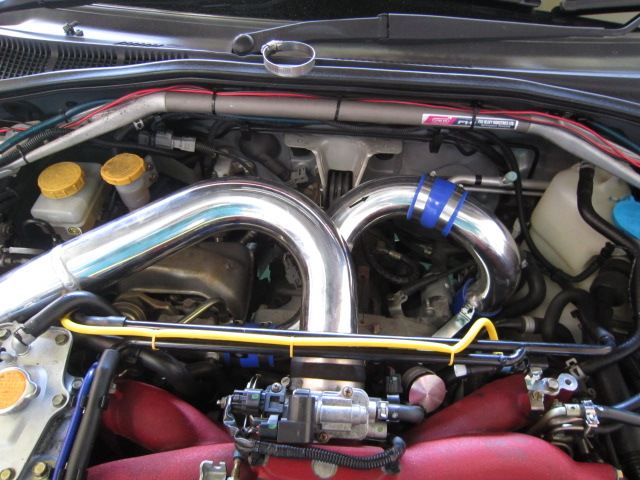 BLITZ 前置きインタークーラー 取り付け②（スバル インプレッサ