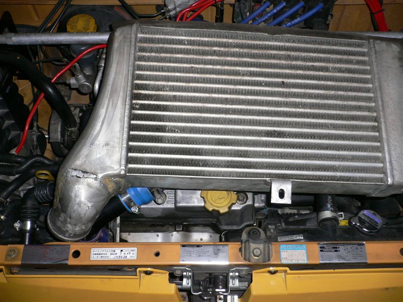 プレオへ超巨大インタークーラー（スバル プレオ・RA/RV）by totu1234
