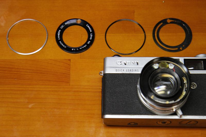 Canon キヤノネットQL19 レンズ側分解（その他 その他）by くろネコ