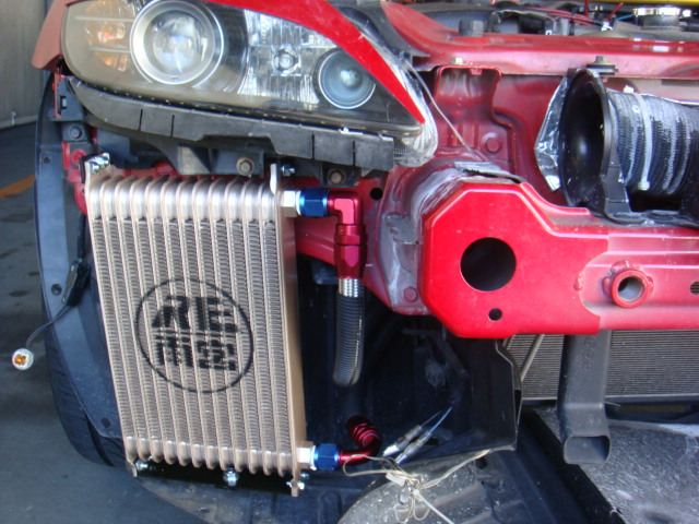 RE雨宮 オイルクーラー取り付け（マツダ RX-8・SE3P）by シャコ