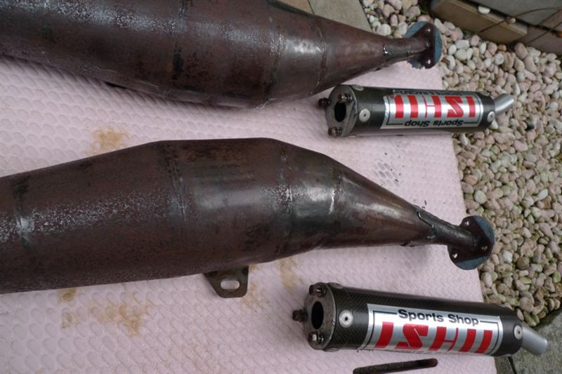 イシイ製 チャンバー塗装（ヤマハ TZR250）by チュ－ - みんカラ