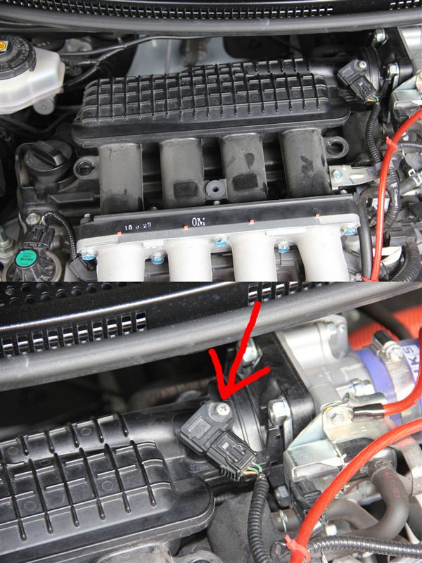 純正流用 インテークチャンバー Fit（GE8）用換装（ホンダ CR-Z・ZF