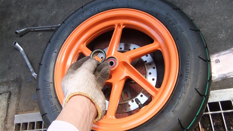 AC10 後期型ホイールを前期型に（ホンダ NSR50）by WAD! - みんカラ