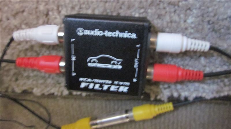 ノイズ対策No.2…ラインノイズフィルターAT-NF200の取り付け（日産