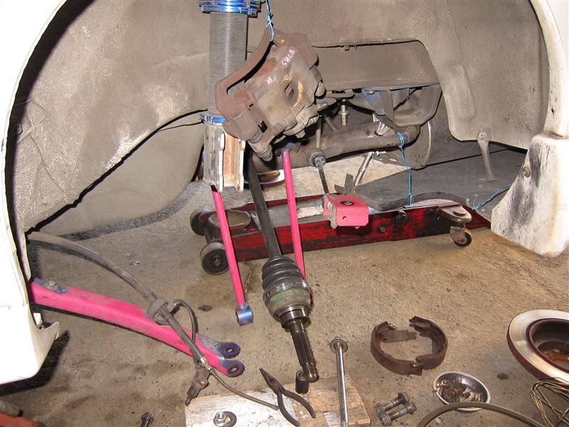 GC8 リアナックル交換 1（スバル インプレッサ WRX STI・GC8/GF8）by