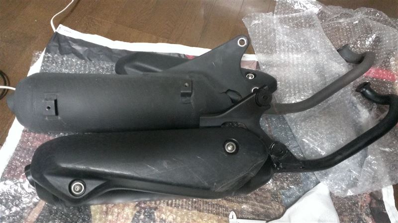 CF4EA CF46A 純正マフラー比較（スズキ アドレスV125G）by