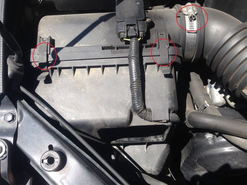 エアクリーナーボックス 取り外し ＆ Apexi パワーインテーク 取り付け