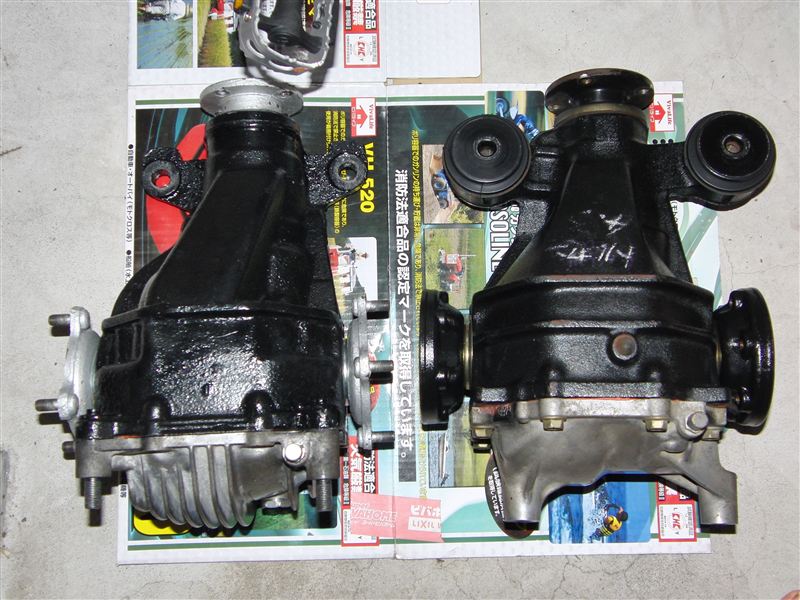 デフ再分解、アルテッツァ用トルセンLSD装着1（トヨタ ソアラ・Z20系