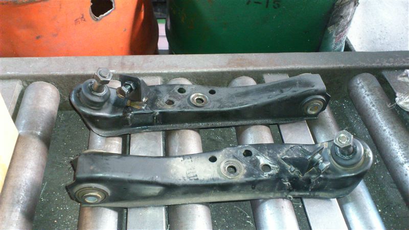 S14シルビア フロントロアアーム溶接延長加工（日産 シルビア・S14）by