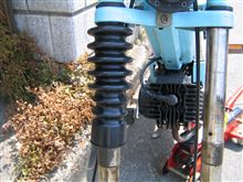 トモス サビサビフォークにブーツ取り付け（トモス クラシック1）by