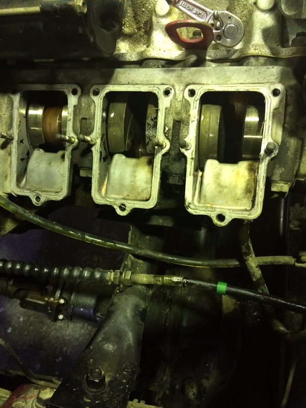 LJ50のオイルライン交換（ポンプ→シリンダー間）（スズキ