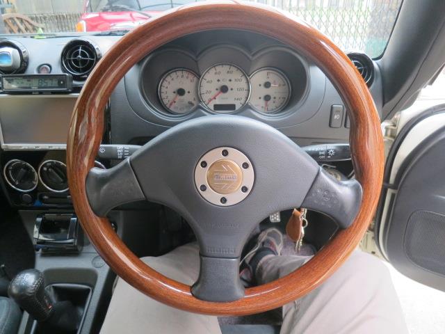 MOMOウッドステアリングに交換（ダイハツ コペン・L880K）by ミッチョ