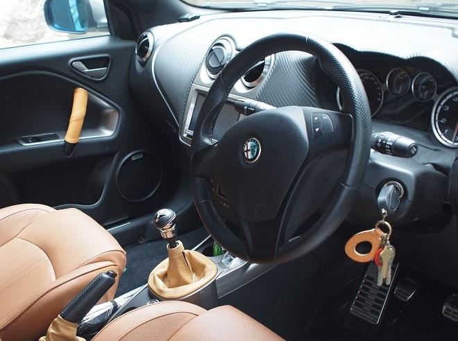 ステアリングのイメチェン（アルファロメオ MiTo・初代）by