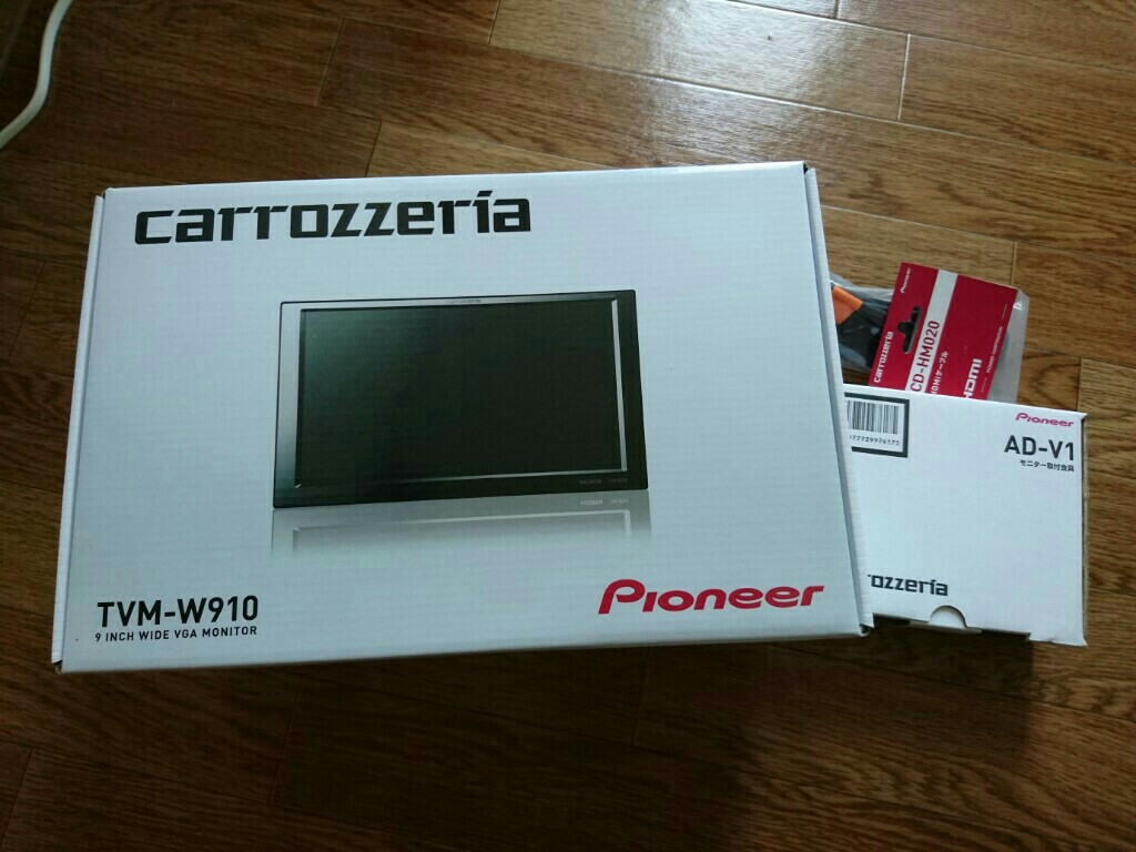 Pioneer TVM-W910取り付け（トヨタ イプサム・20系）by exicoast2000