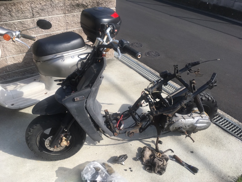 バラしてチェックしました！（ヤマハ BW'S）by 日亜P - みんカラ