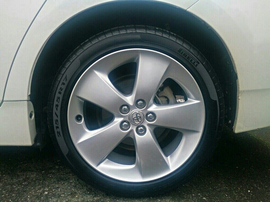 純正17インチホイール＋ワイトレ☆（トヨタ プリウス・30系）by