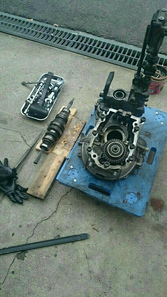 MTシンクロ交換① 予習（スズキ カプチーノ・EA11R/21R）by ｼﾞｬﾝｼﾞｬﾝ