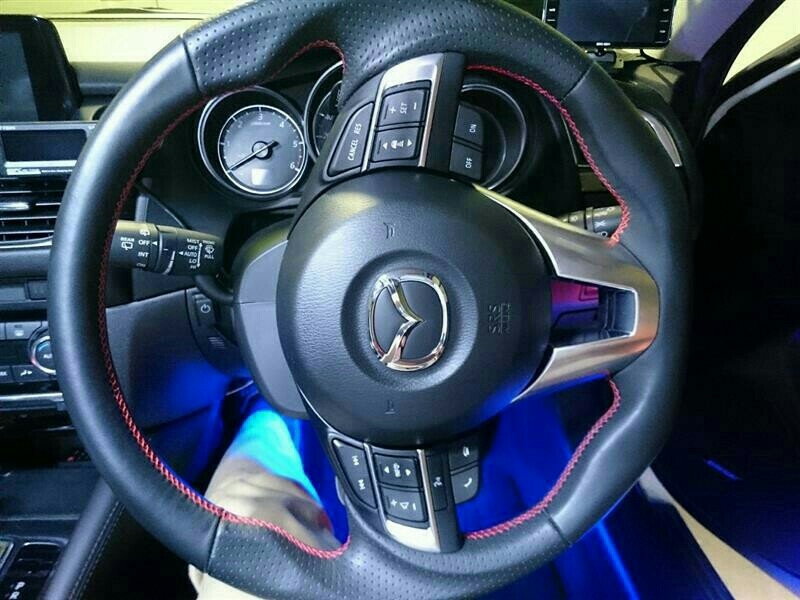 KENSTYLE ロングパドルシフト取付（マツダ アテンザワゴン・GJ）by