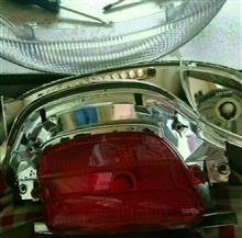 再追画像7)LEDハイマウントストップランプ取付（ヤマハ マジェスティ