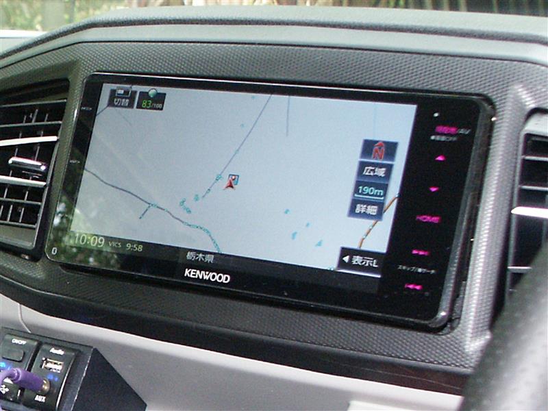 ケンウッド 彩速ナビ「MDV-M705W」取付（ダイハツ ミライース・LA350