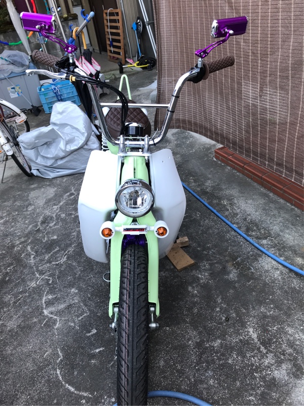 カブ太足化フロント編（ホンダ スーパーカブ 90 カスタム）by ｻﾐｰ