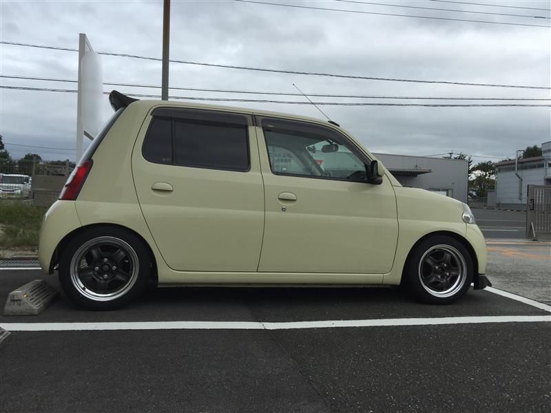 リアの車高を上げ対策してみた。（ダイハツ エッセ・L235S/245S）by