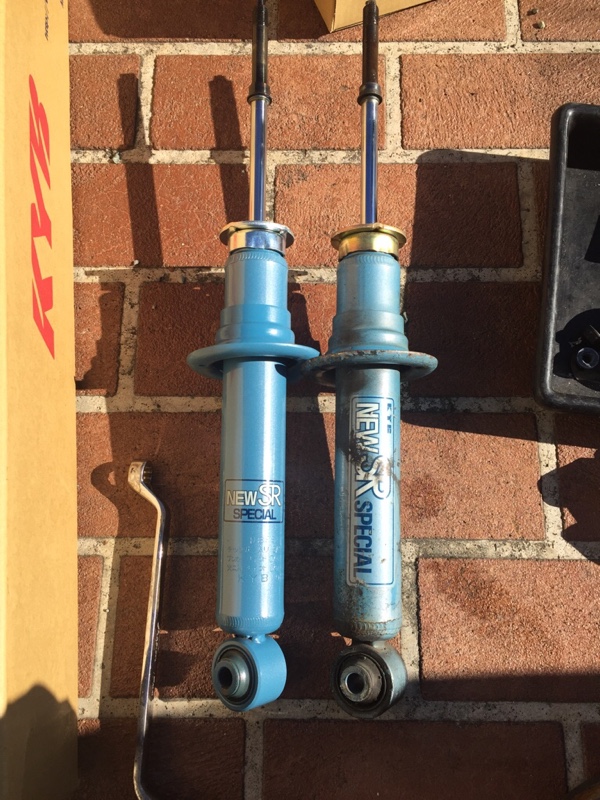 RS-R ダウンサス、KYB NEW SR SPECIAL 取付 その2（スズキ カプチーノ