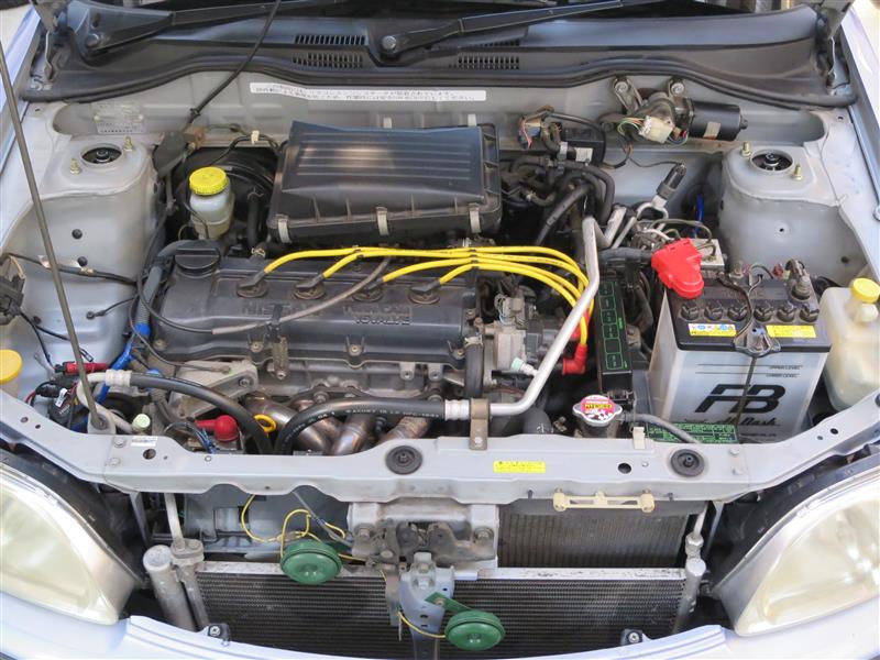 スロットルチャンバAssy脱着・清掃&パワーフロー取付①（日産 マーチ