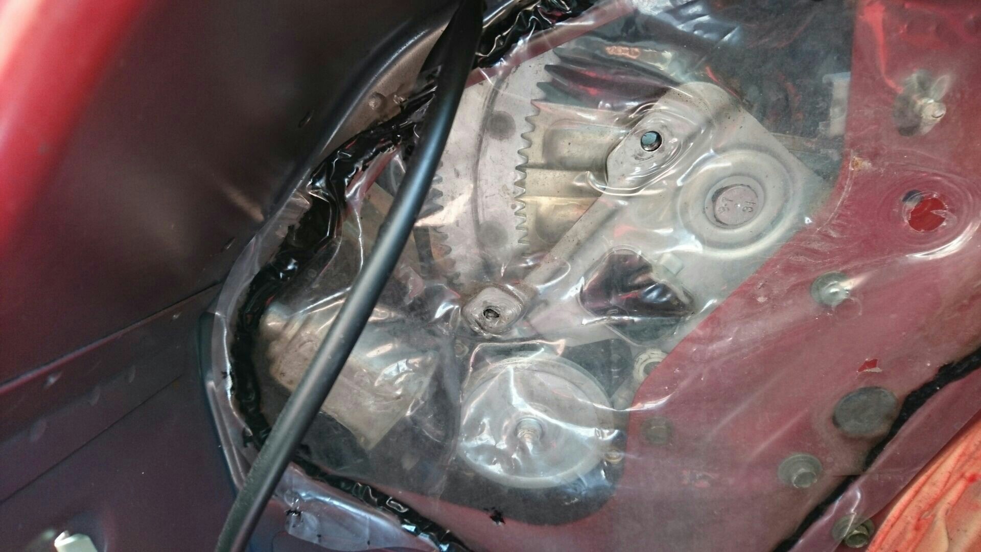 S15 ヴァリエッタ 三角窓 レギュレーター&レギュレーターモーター 交換