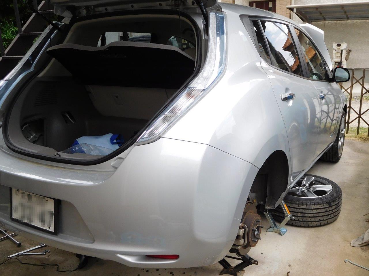 ニスモ スポーツサスペンションキットの取り付け（リア編）（日産