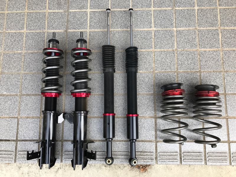 車高調取り付け(GE8にGK6用編)（ホンダ フィット（RS））by バルトロ