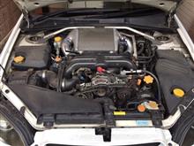 HKSインタークーラーカバー取り付け（スバル レガシィツーリングワゴン