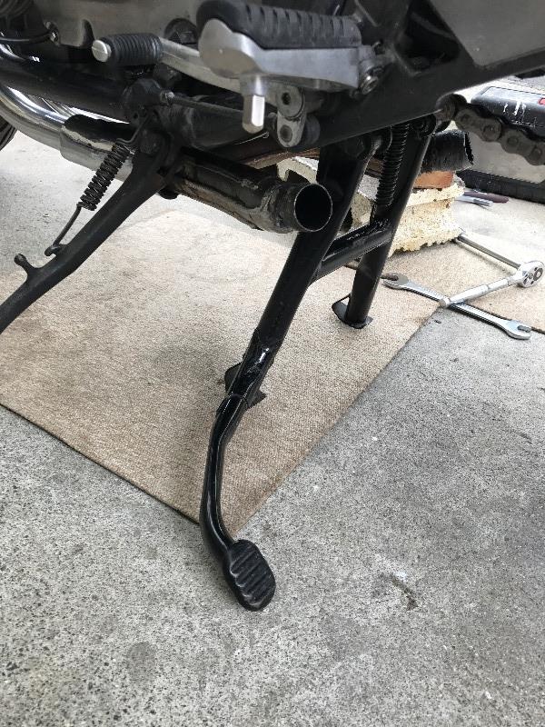 センタースタンド取付（カワサキ ゼファー750）by ふく王 - みんカラ