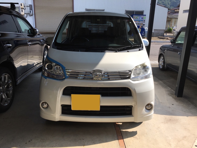 ヘッドライト磨き（スズキ アルトラパン・HE21S）by yuzy motors