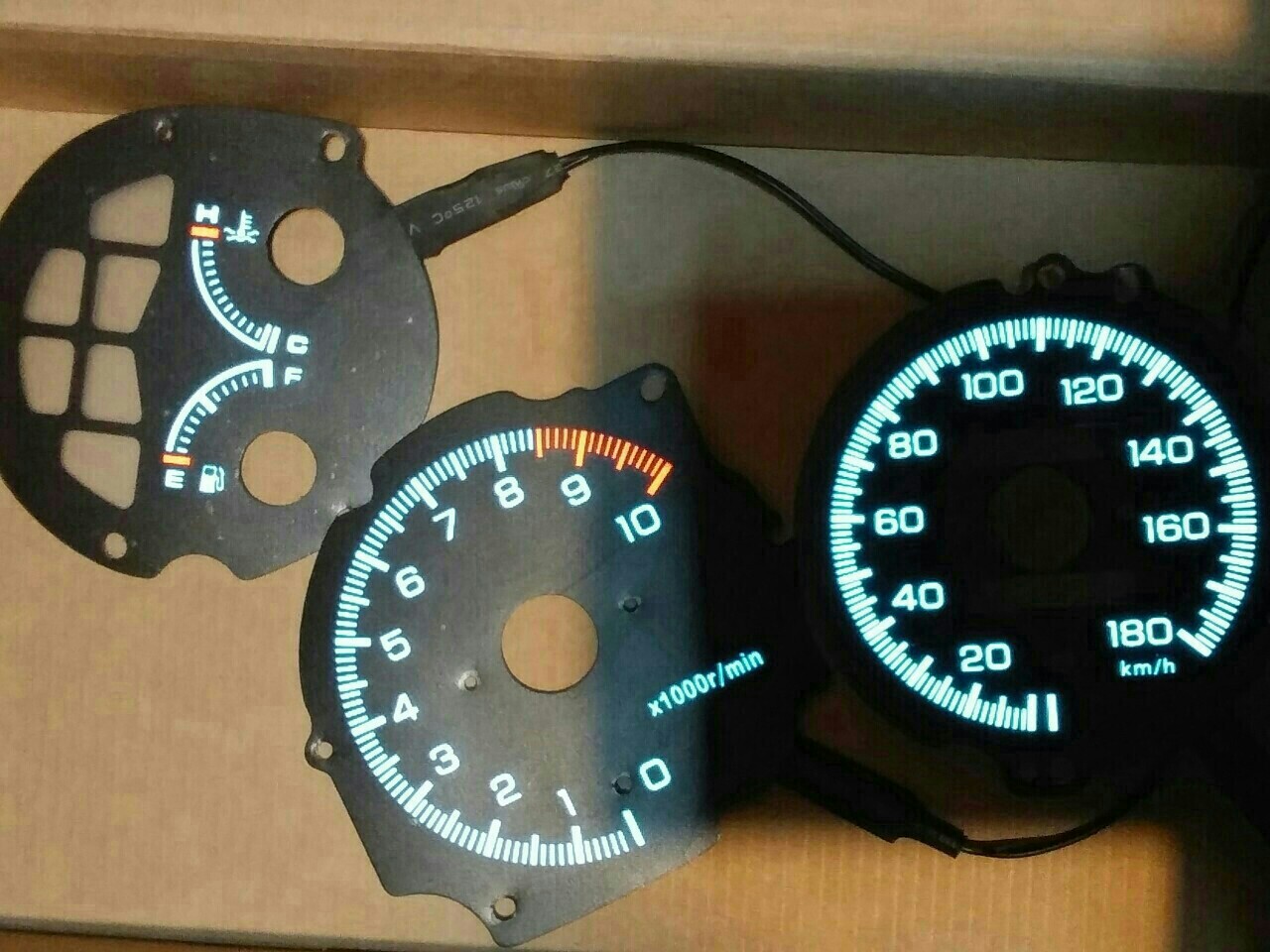 ビート ： 無機EL、メーターパネル。（ホンダ ビート・PP）by てぇかむ