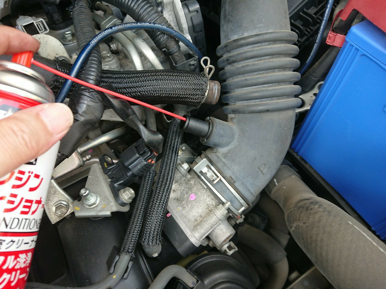 スロットルバルブ清掃 2019/8/13（トヨタ ノア・70系）by rimary