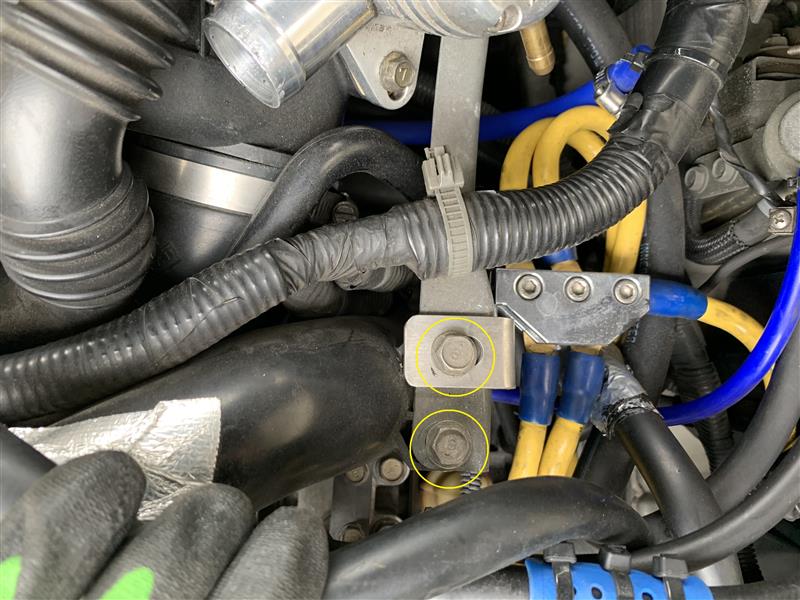 レガシィ BP AVO turboworld ハイフロー インテークパイプ 取付①