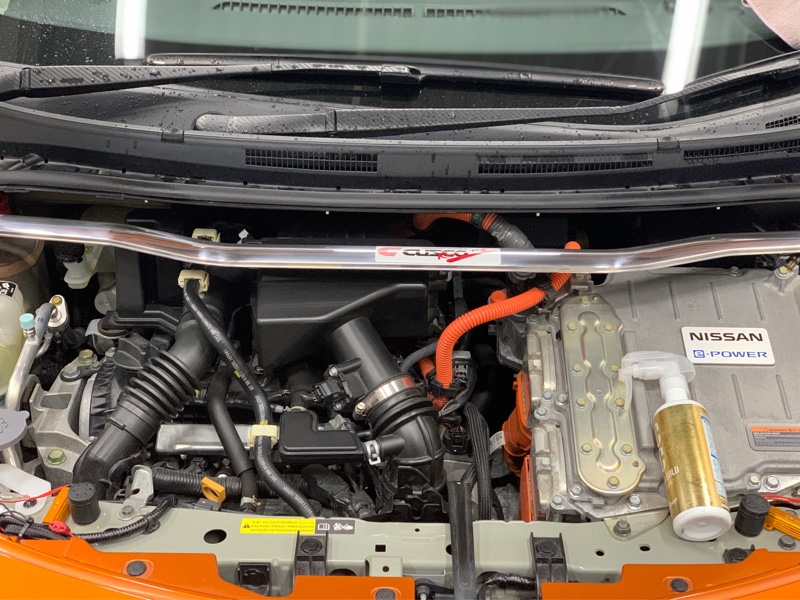 CUSCO ストラットタワーバー取り付け🤗（日産 ノート e-POWER・E12）by