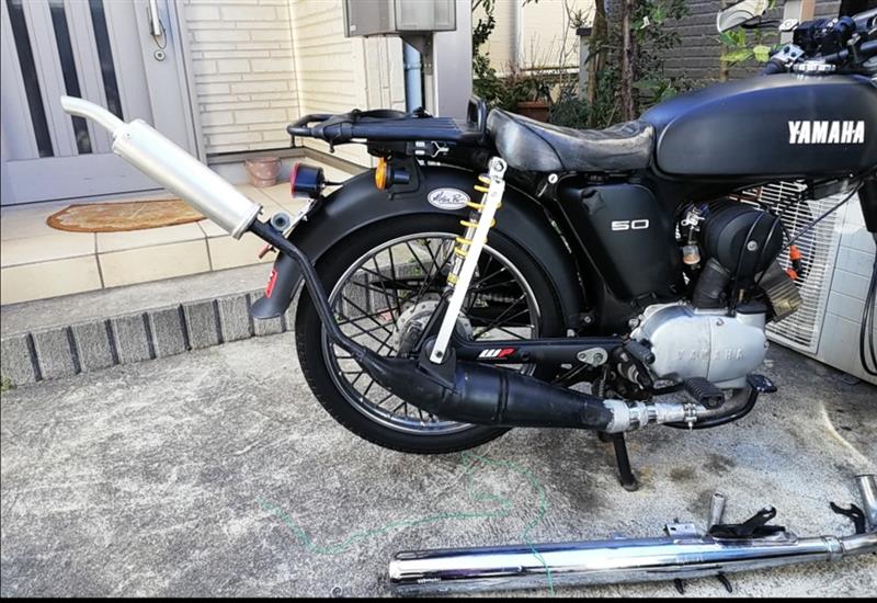 YB50にTZR50チャンバー取り付け（ヤマハ YB50）by yk567 - みんカラ
