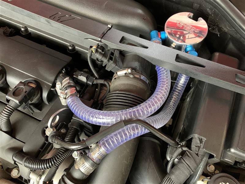 オイルキャッチタンク取付（ミニ MINI・R56/57）by usitoko@E46 AV22