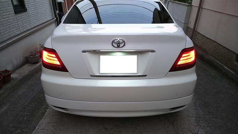 78WORKS様120系 マークX ファイバーテール LEDテール（その3）（トヨタ
