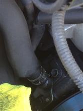 パワーステアリングプレッシャーフィードホース交換（トヨタ セルシオ