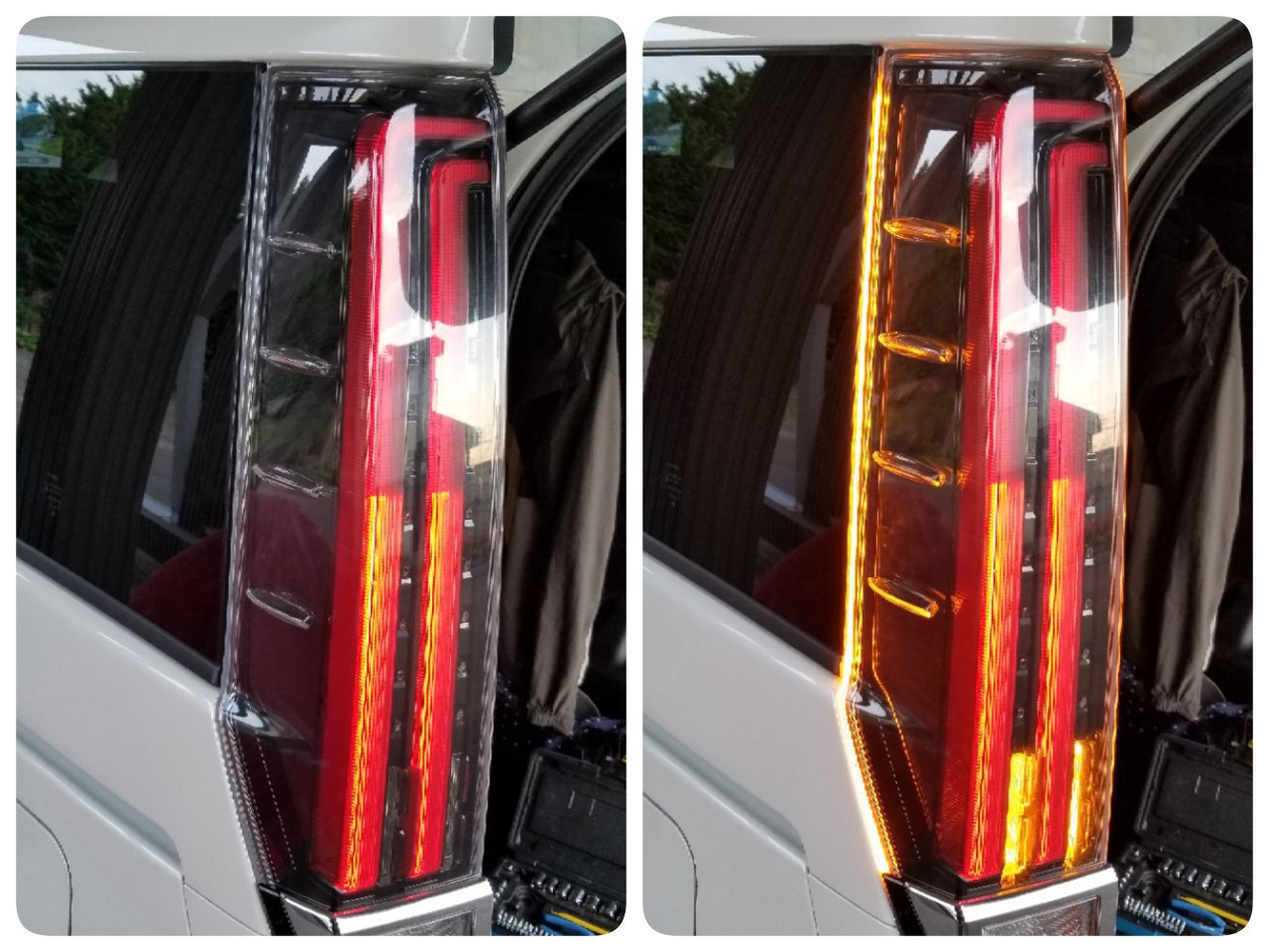 Dazzfellowsテールランプ取り付け（トヨタ ノア ハイブリッド・80系