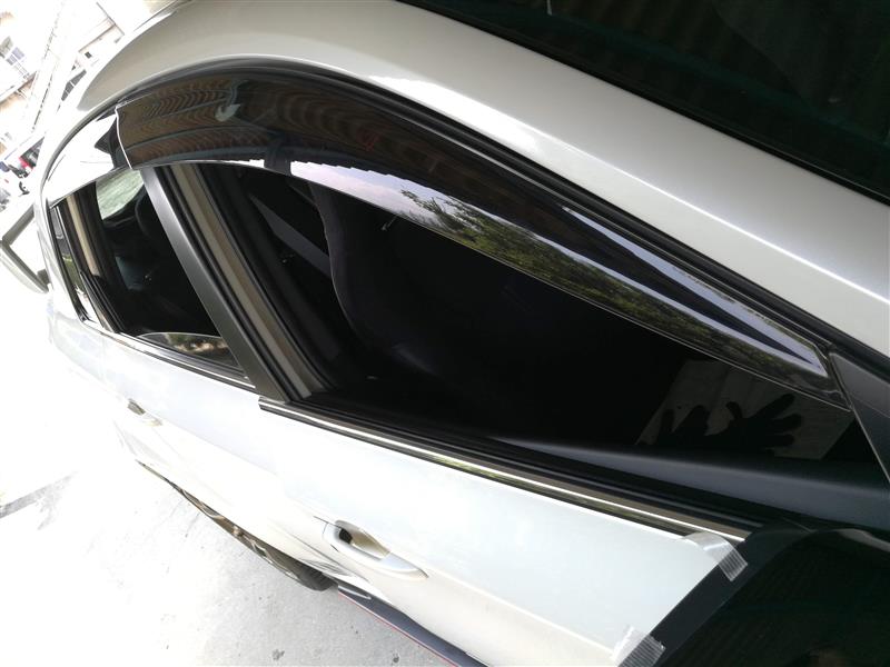 ドアバイザー取り付け（スバル インプレッサ WRX STI・GR/GV）by まる