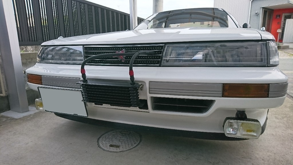 ダミーハッタリ街道レーサー☆オイルクーラー装着その2（トヨタ